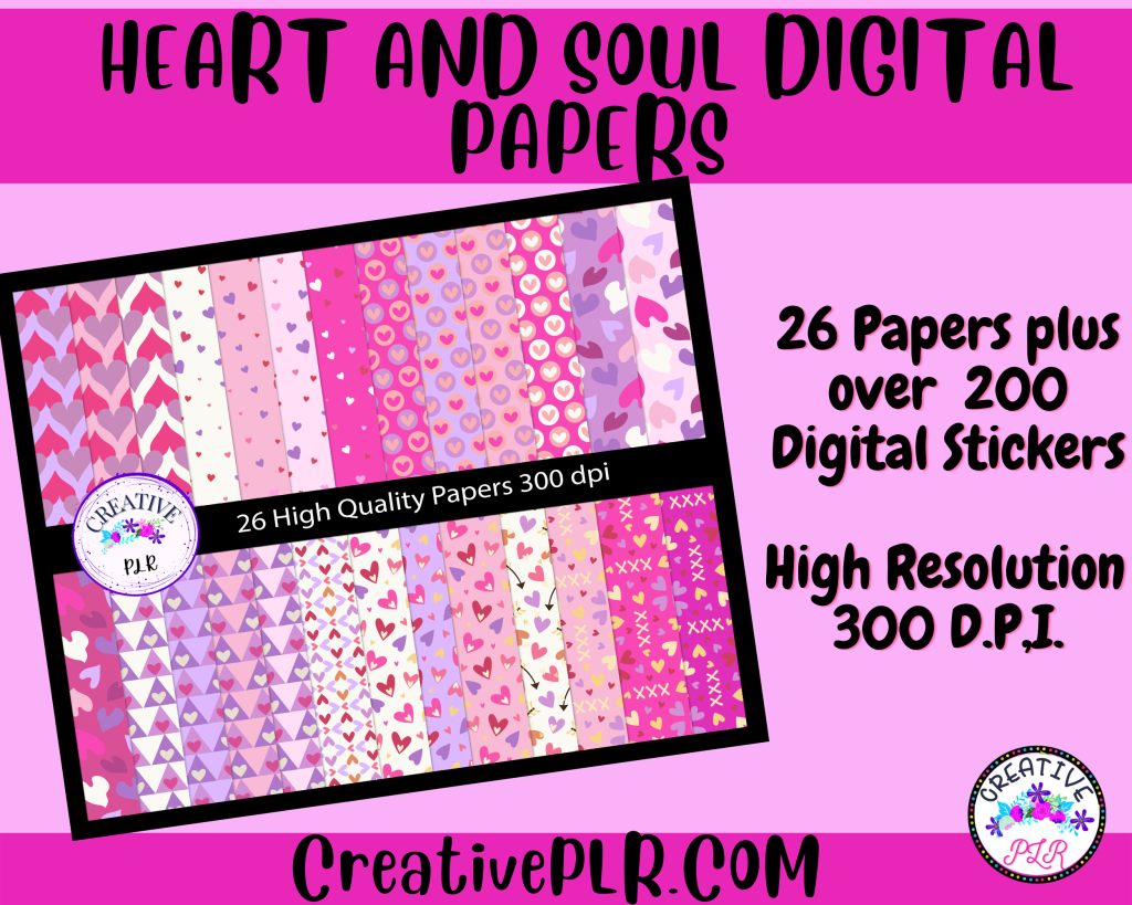 Heart and Soul Digital Papers