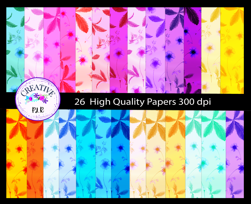 spring flowers papers
