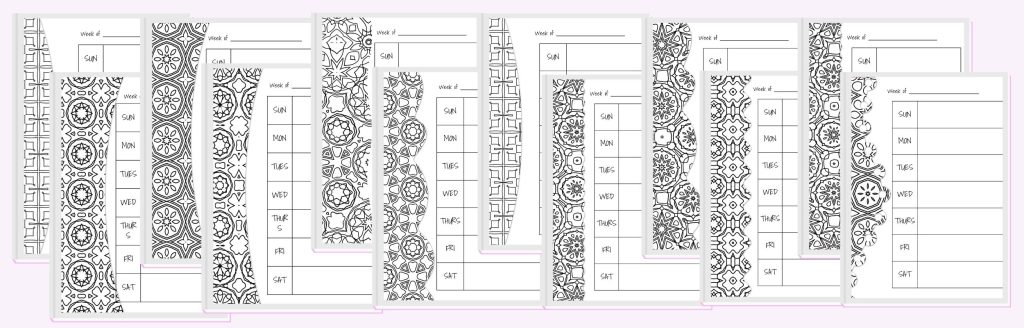 planner pages preview