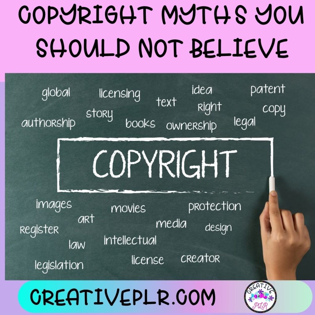 copyright myths you should not believe