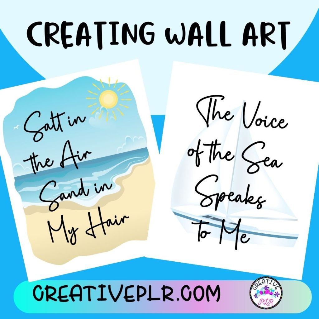 creating wall art