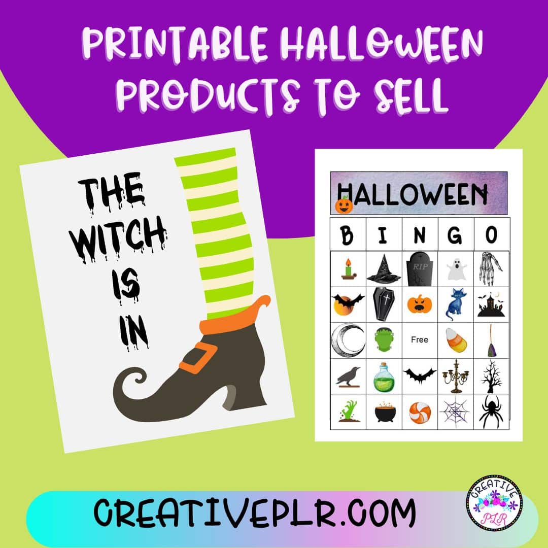 Printable Halloween Products to Sell - Creative PLR