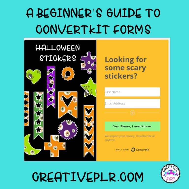 A Beginner's Guide to ConvertKit Forms Creative PLR
