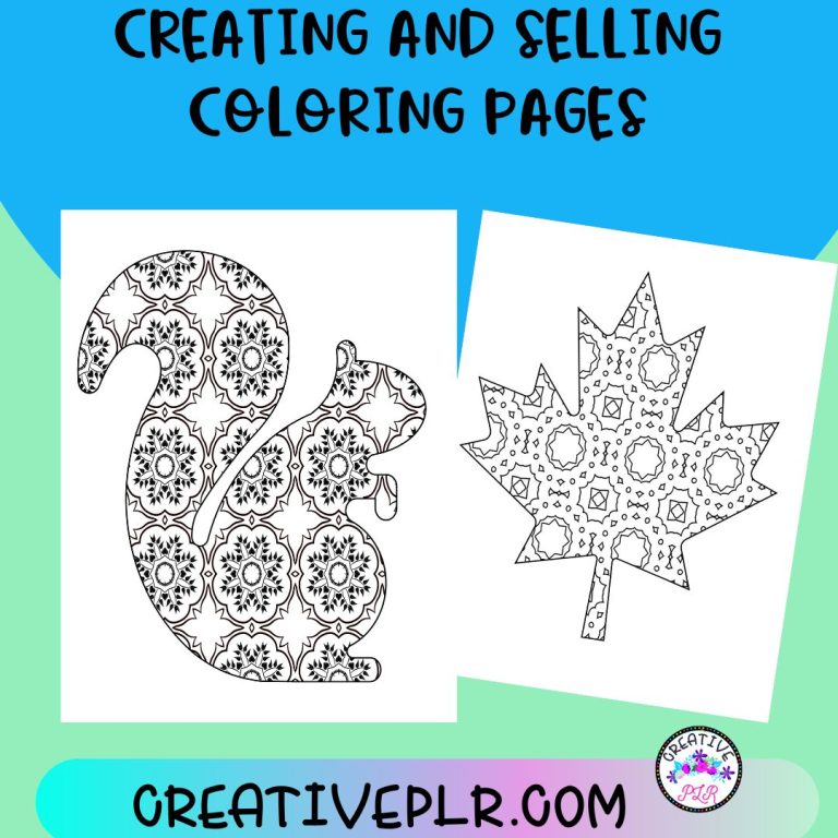 Creating and Selling Coloring Pages - Creative PLR