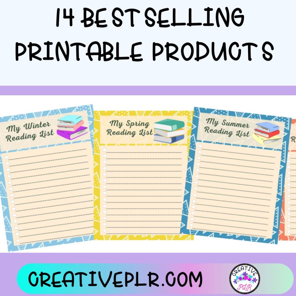 14 Bestselling Printable Products