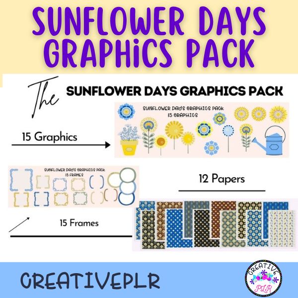 Sunflower Days Graphics Pack