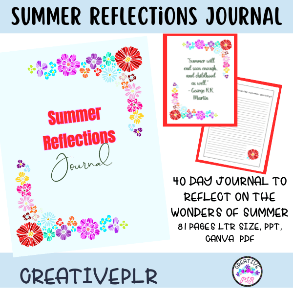 Summer Reflections Journal