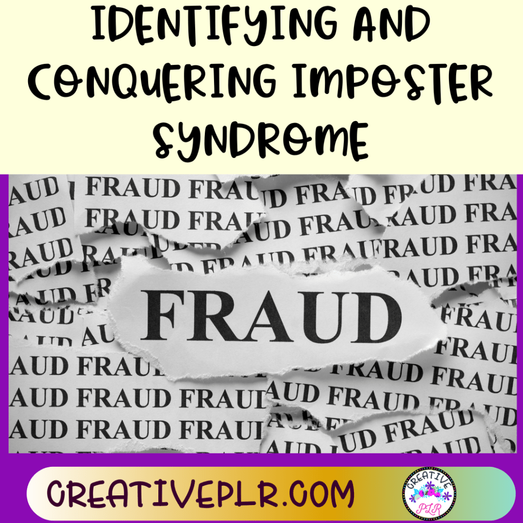 Identifying and Conquering Imposter Syndrome