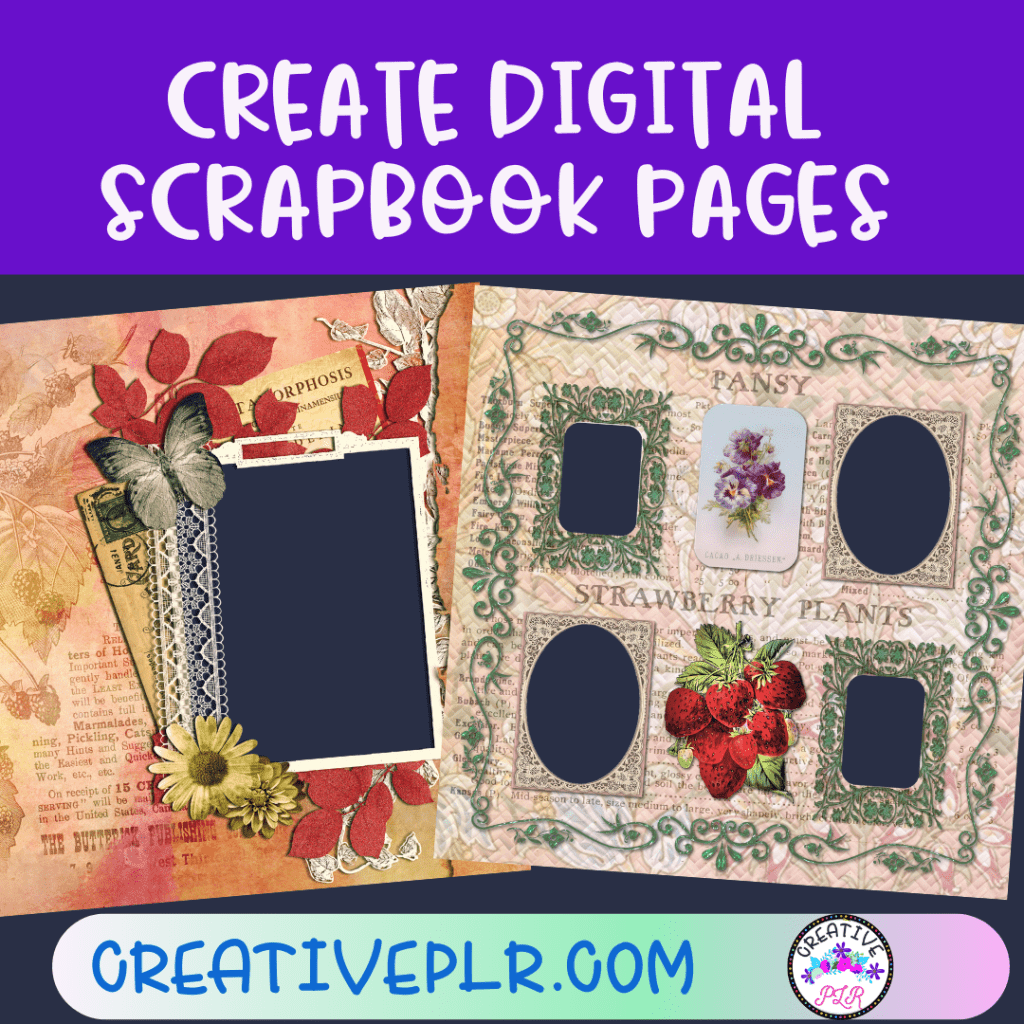 Create Digital Scrapbook Pages