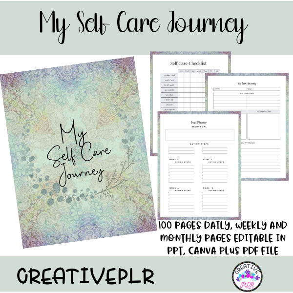 My Self Care Journey Planner