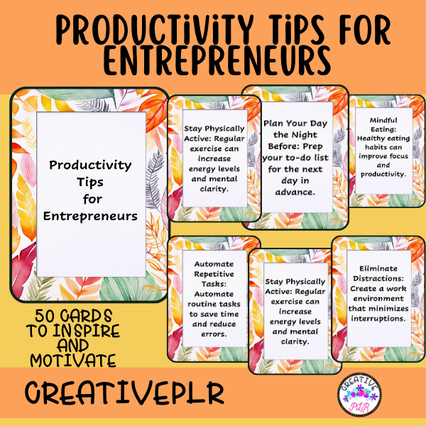 Productivity Tips for Entrepreneurs