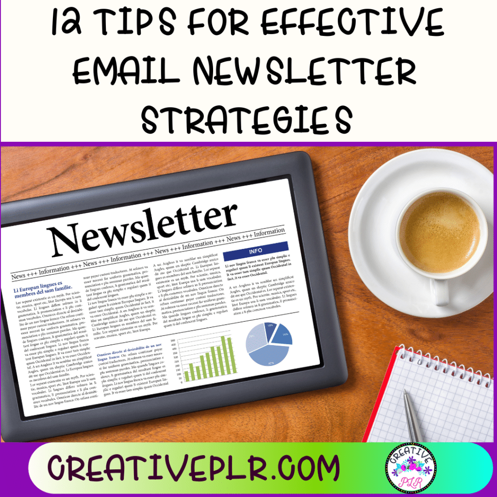 12 Tips for Effective Email Newsletter Strategies