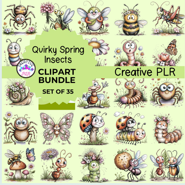 Quirky Spring Insects MRR Image Pack