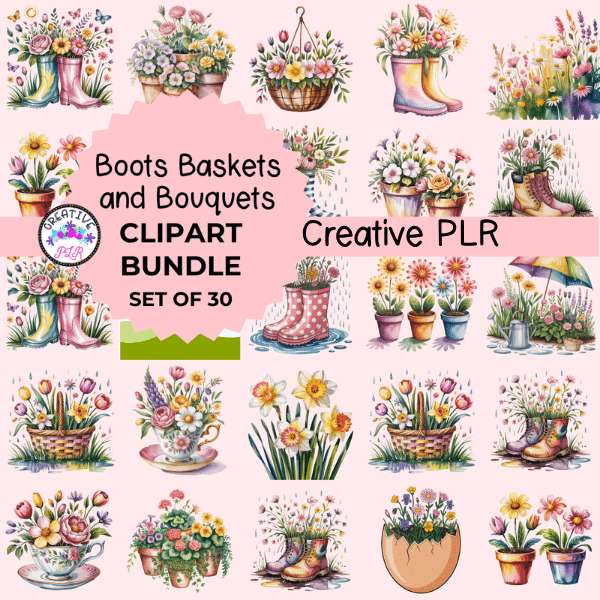 Flower Boots, Bunches and Bas